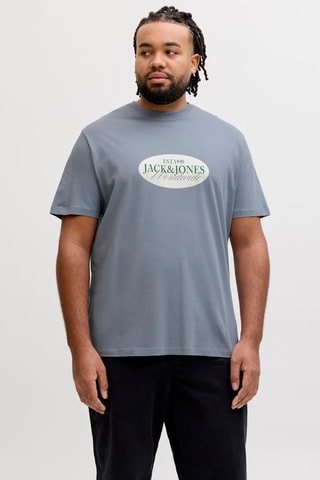 T-shirt em algodão biológico - Cinzento