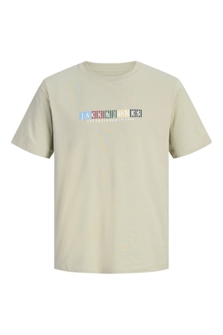 T-shirt em algodão biológico - Verde sálvia