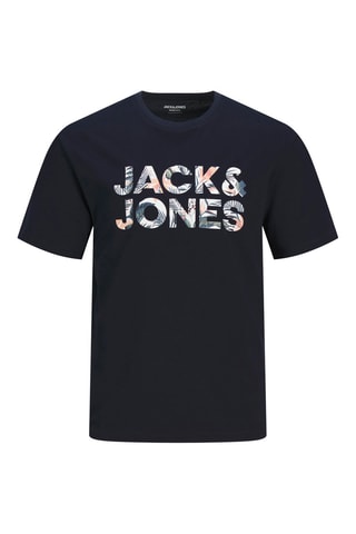 4 t-shirts regular - Branco, bege e azul-marinho
