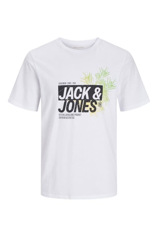 4 t-shirts regular - Branco, bege e azul-marinho