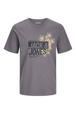 4 t-shirts regular - Branco, bege e azul-marinho