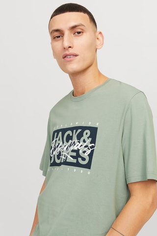 T-shirt regular - Verde sálvia