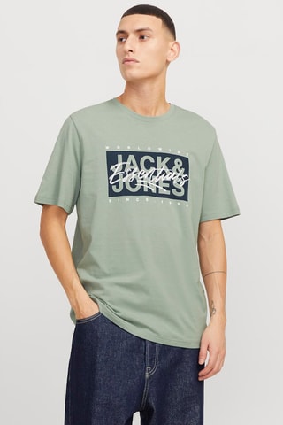 T-shirt regular - Verde sálvia