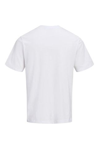 T-shirt regular em algodão biológico - Branco
