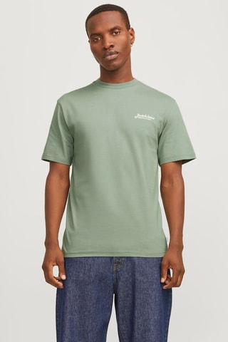 T-shirt regular - Verde sálvia
