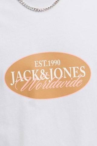 T-shirt regular em algodão biológico - Branco
