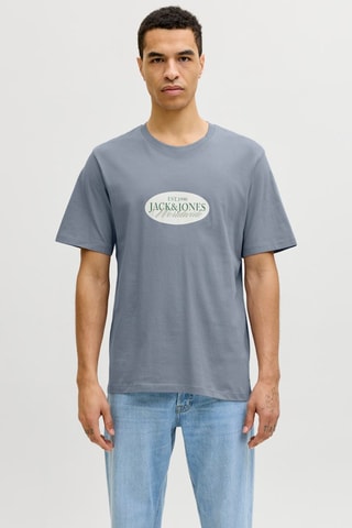 T-shirt regular - Cinzento