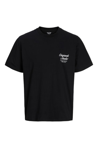 T-shirt relaxed - Preto