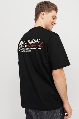 T-shirt relaxed - Preto
