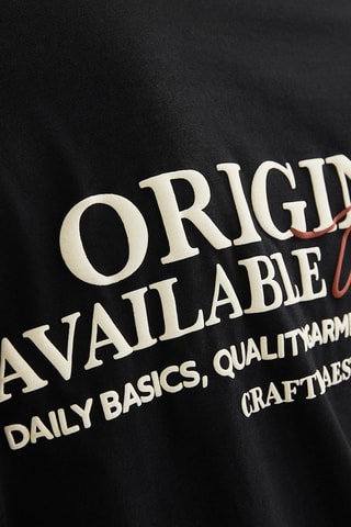 T-shirt relaxed - Preto
