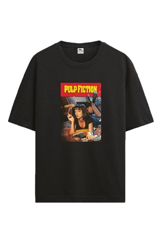 T-shirt relaxed Pulp Fiction - Preto