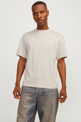 T-shirt relaxed - Bege