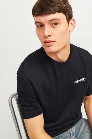 T-shirt relaxed - Preto