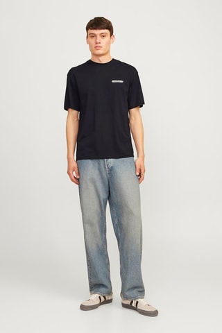 T-shirt relaxed - Preto
