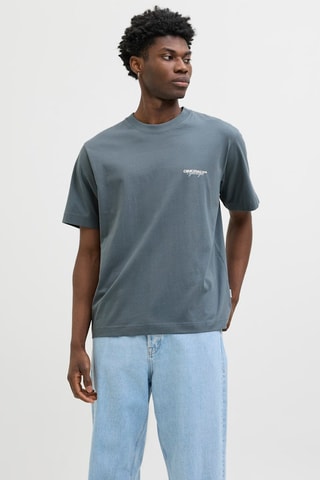 T-shirt relaxed - Cinzento