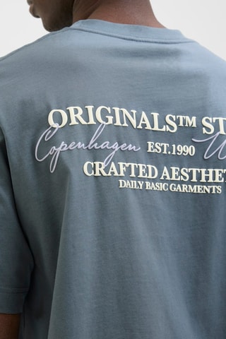 T-shirt relaxed - Cinzento
