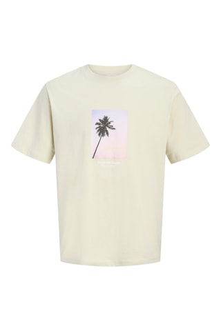 T-shirt relaxed - Bege