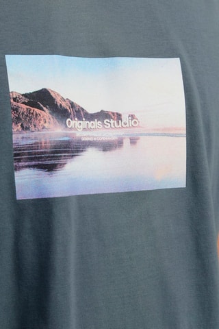 T-shirt relaxed - Cinzento