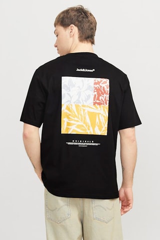T-shirt relaxed - Preto