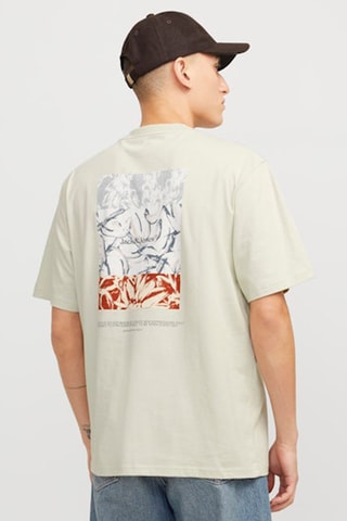 T-shirt relaxed - Bege