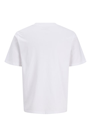T-shirt regular em algodão biológico - Branco