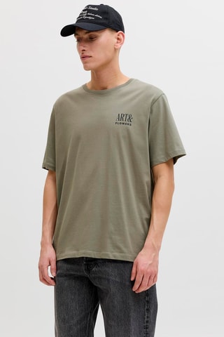 T-shirt relaxed - Caqui