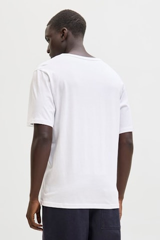T-shirt relaxed em algodão biológico - Branco