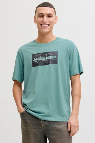 T-shirt regular - Verde-água