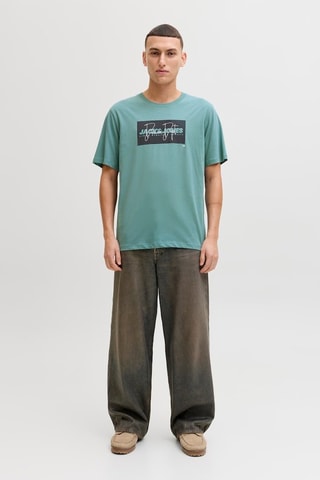 T-shirt regular - Verde-água