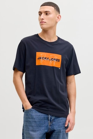 T-shirt regular - Azul-marinho