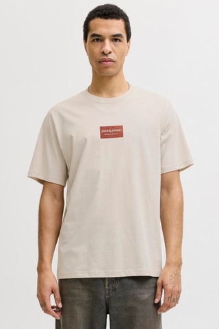 T-shirt relaxed - Bege
