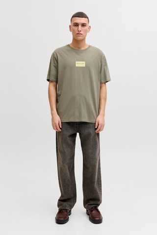 T-shirt relaxed - Caqui