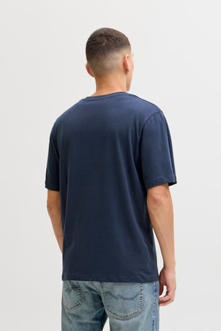 T-shirt regular - Azul-marinho