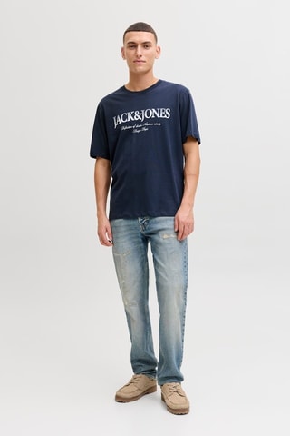 T-shirt regular - Azul-marinho