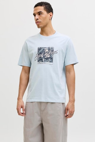 T-shirt regular - Azul-celeste