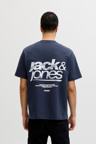 T-shirt regular - Azul-noite