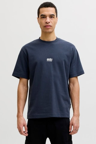 T-shirt regular - Azul-noite