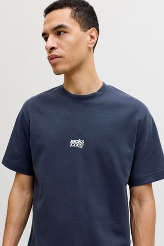 T-shirt regular - Azul-noite