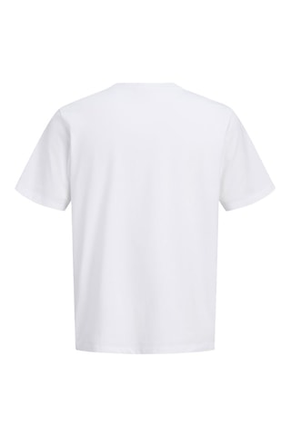T-shirt regular em algodão biológico - Branco