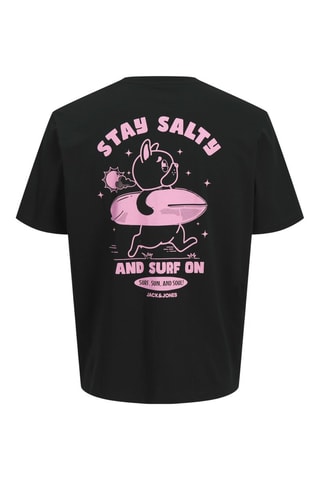 T-shirt relaxed - Preto