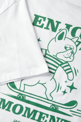 T-shirt relaxed - Branco