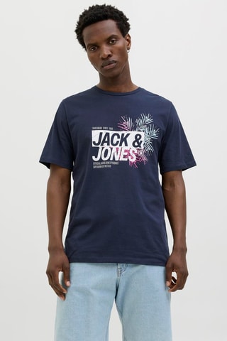 T-shirt regular - Azul-marinho