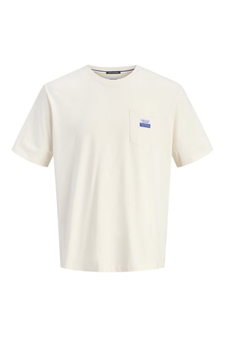 T-shirt relaxed em algodão biológico - Branco
