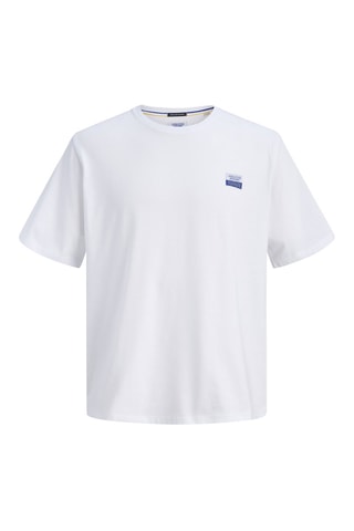 T-shirt relaxed em algodão biológico - Branco