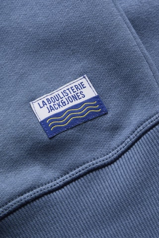 Sweat em algodão biológico - Azul-cobalto