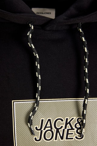 Sweat regular com capuz - Preto