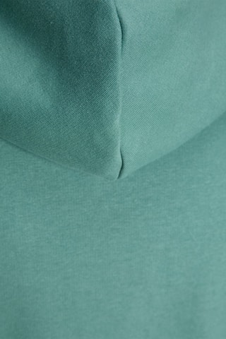 Sweat regular em algodão biológico - Verde-água