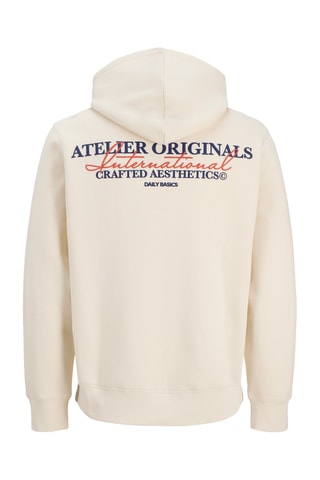 Sweat relaxed com capuz - Cru