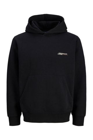 Sweat relaxed com capuz - Preto