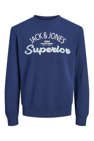 Sweat regular - Azul-marinho